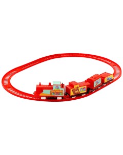 Железная дорога Маленький паровозик Woow toys