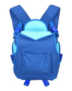 Рюкзак для переноски детей Хлопок синий Фея