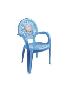DUNYA Детский стульчик с рисунком Голубой Nobrand