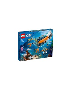 Конструктор City Подводная лодка исследователя морских глубин 842 детали 60379 Lego