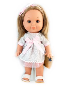 Кукла Бетти длинные волосы в сером платье 30 см 31200 Lamagik