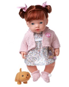 Пупс кукла Baby Ardana в платье и розовой кофточке с аксессуарами 40см WJ C0019 Jiangsu holly everlasting inc.
