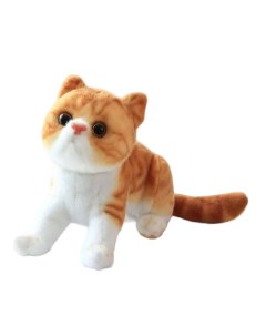 Мягкая игрушка кошка бело рыжая 24 см 1026 Panawealth