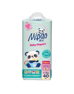 Подгузники МИПАО детские L 9 13 кг 40 шт Mipao