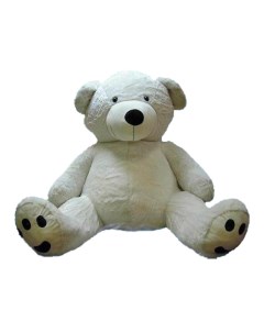 SAL4779 B Медведь Толстяк очень мягкий мех блестящий белый 200 см Magic bear toys
