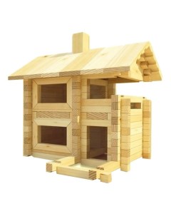 Конструктор деревянный Разборный домик 2 Лесовичок