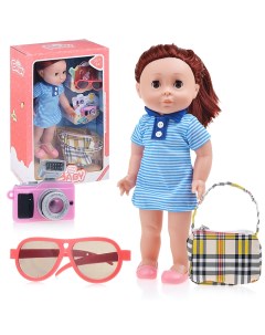 Кукла 7131 3 с аксессуарами в коробке Oubaoloon
