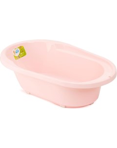 Детская ванна Play with Me со сливом 42 л цвет розовый Lalababy