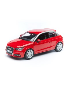 Машинка металлическая Audi А1 1 24 красный металлик 18 22127 Bburago