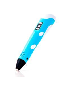 3D ручка Plus с ЖК дисплеем 2100B голубой Spider pen