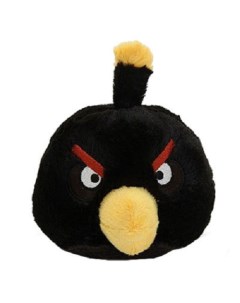Мягкие игрушки 907941 черный Angry birds