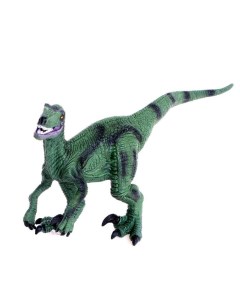 Динозавр Раптор длина 26 см мягкая Зоомир