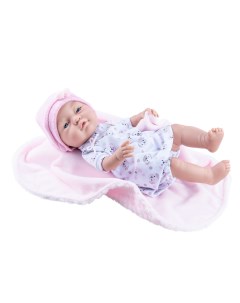 Кукла Бэби с розовым одеяльцем 45 см девочка Paola reina