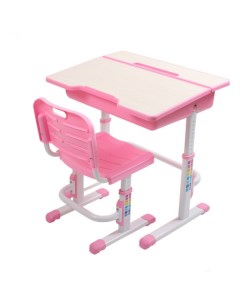 Стол стул трансформер Study 2 розовый Evolife