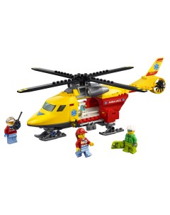Конструктор City Great Vehicles Вертолёт скорой помощи 60179 Lego