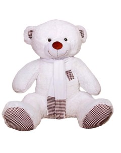 Мягкая игрушка Медведь Тоффи 150 см цвет белый 2619518 Любимая игрушка