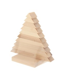 Детская пирамидка Ёлочка деревянная 2176880 Пелси