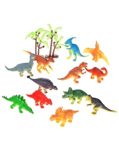 Динозавры 14 предметов в пакете Tongde