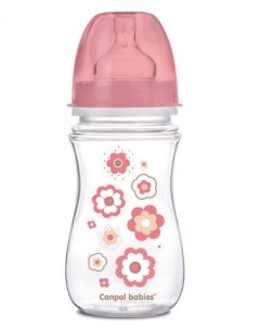 Бутылочка Canpol EasyStart Newborn baby PP антиколиковая 240 мл 3 розовый Canpol babies