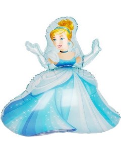 Шар фольгированный 36 фигура Принцесса Золушка Бальное платье Falali