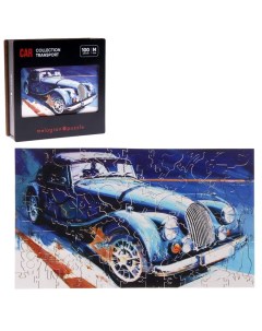 Пазл фигурный Автомобиль классический 100 деталей 28x16 5 см Melograno puzzle