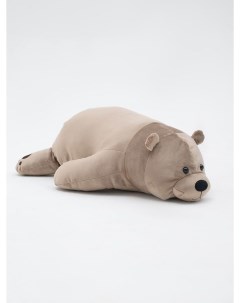 Мягкая игрушка Медведь лежачий серый 60 см Fixsitoysi