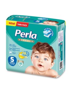 Подгузники Perla Twin Junior для малышей 11 25 кг 5 размер 26 шт 96000755 Perla baby