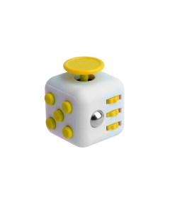 Игрушка антистресс кубик серо желтый 12 11020 Fidget cube