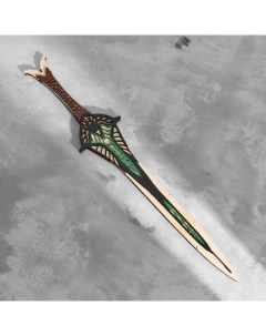 Сувенир деревянный игрушечный Эльфийский меч МИКС 60х10 см Дарим красиво