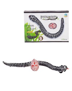 Игрушка Junfa Интерактивные насекомые и пресмыкающиеся Змея черная на ИК управлении Junfa toys