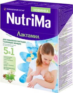 Молочный напиток для кормящих мам Лактамил 350 г Nutrima