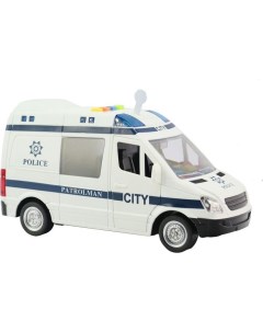 Машинка инерционная Полиция свет звук 1 16 BT900763 Kari