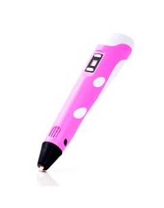 3D ручка Plus с ЖК дисплеем 2400P розовый Spider pen