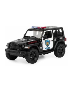 Модель машины Jeep Wrangler 2018 Police инерция 1 34 KT5412WP Kinsmart