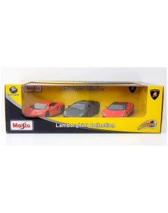 Машинки инерционные Lamborghini 1 43 FM Power Racer 3 шт 21075 Maisto