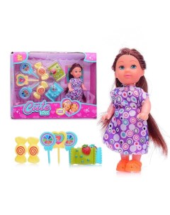 Кукла SM011 2 с аксессуарами в коробке Oubaoloon