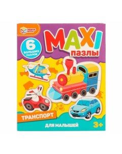 Maxi пазл для малышей Транспорт 6 элементов Умные игры