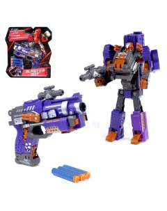 Игрушка Титан стреляет мягкими пулями цвет фиолетовый Woow toys