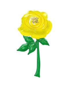 Шар фольгированный 54 Желтая роза Anagram