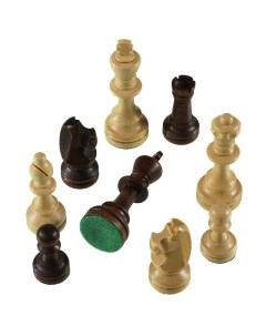 Шахматные фигуры Стаунтон 7 в полиэтиленовой упаковке Мадон170A Lavochkashop