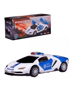 Машина Junfa Полиция движение вращение со световыми и звуковыми эффектами WB 02448 Junfa toys