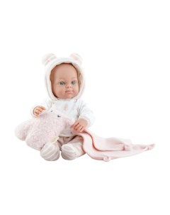 Кукла Бэби с плюшевой игрушкой 32 см Paola reina