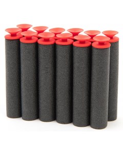Пульки для игрушечного бластера Black Red D-dart