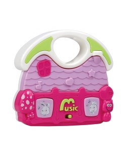 Развивающая игрушка Музыкальный дом розовый Pituso