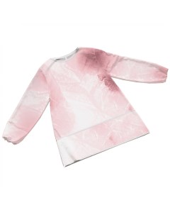 Фартук детский Розовый дым с рукавами от 8 до 12 лет Joyarty