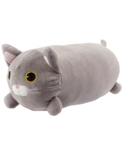 Мягкая игрушка Кот серый 40 см Nobrand