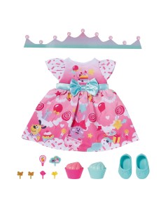 Платье Праздничное для кукол BABY born 43 см коробка Zapf creation