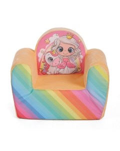 Кресло мягкое Принцесса с единорогом модель Детство Тутси
