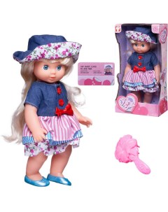Кукла Junfa в платье и сине розовой шляпке 1 25 см YL1702CT A 1 Junfa toys