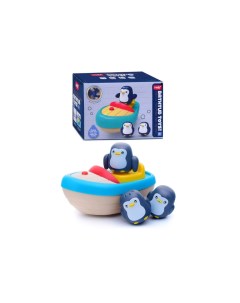 Игрушка для купания 368 8A Пингвин на батарейках в коробке Oubaoloon